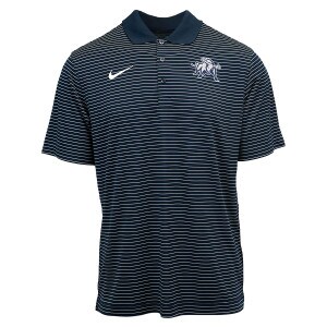 Nike Aggie Bull Striped Polo